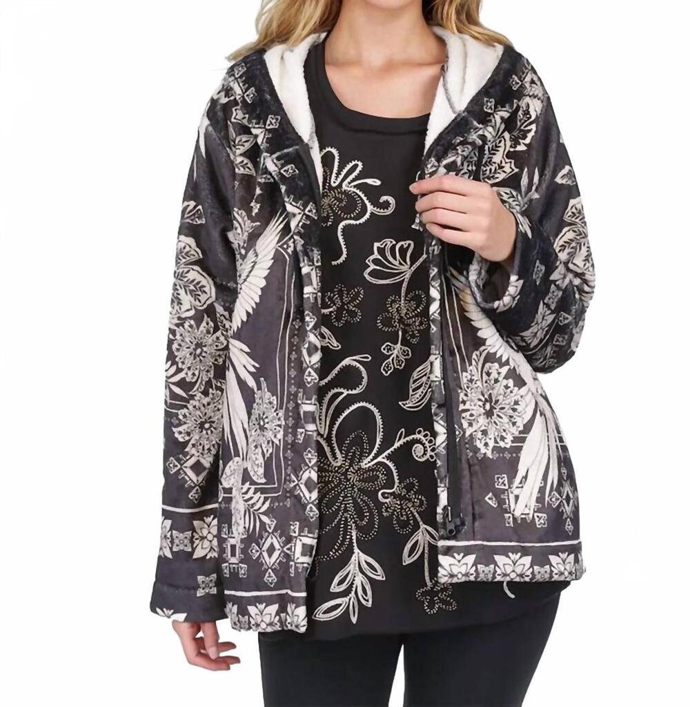 NEW JOHNNY WAS joan zip hoodie